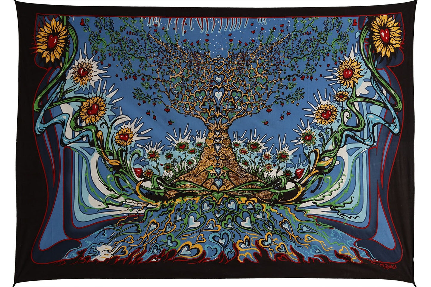 Heart Tree Tapestry 60x90