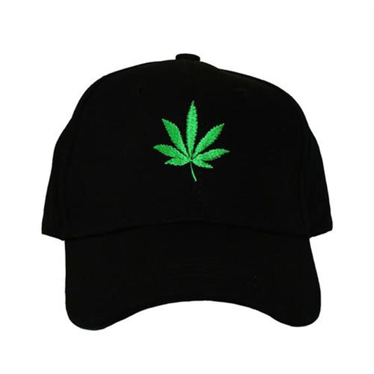 Herbal Leaf Embroidered Wool Cap