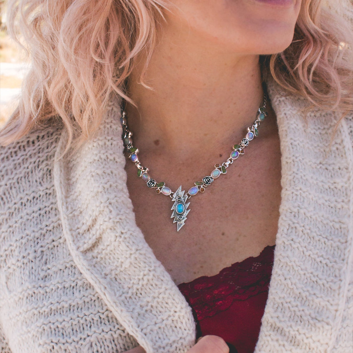 Love In The Dream Necklace ~ Opal