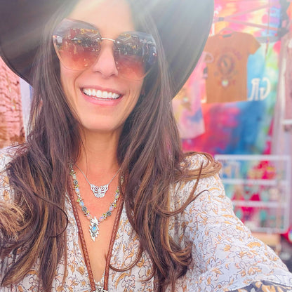 Steal Your Face Butterfly Necklace | Silver