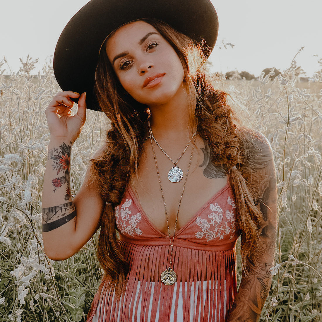 Mountains of the Moon Necklace | Silver