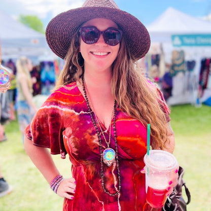 Steal Your Face Prism Necklace | Rose Gold