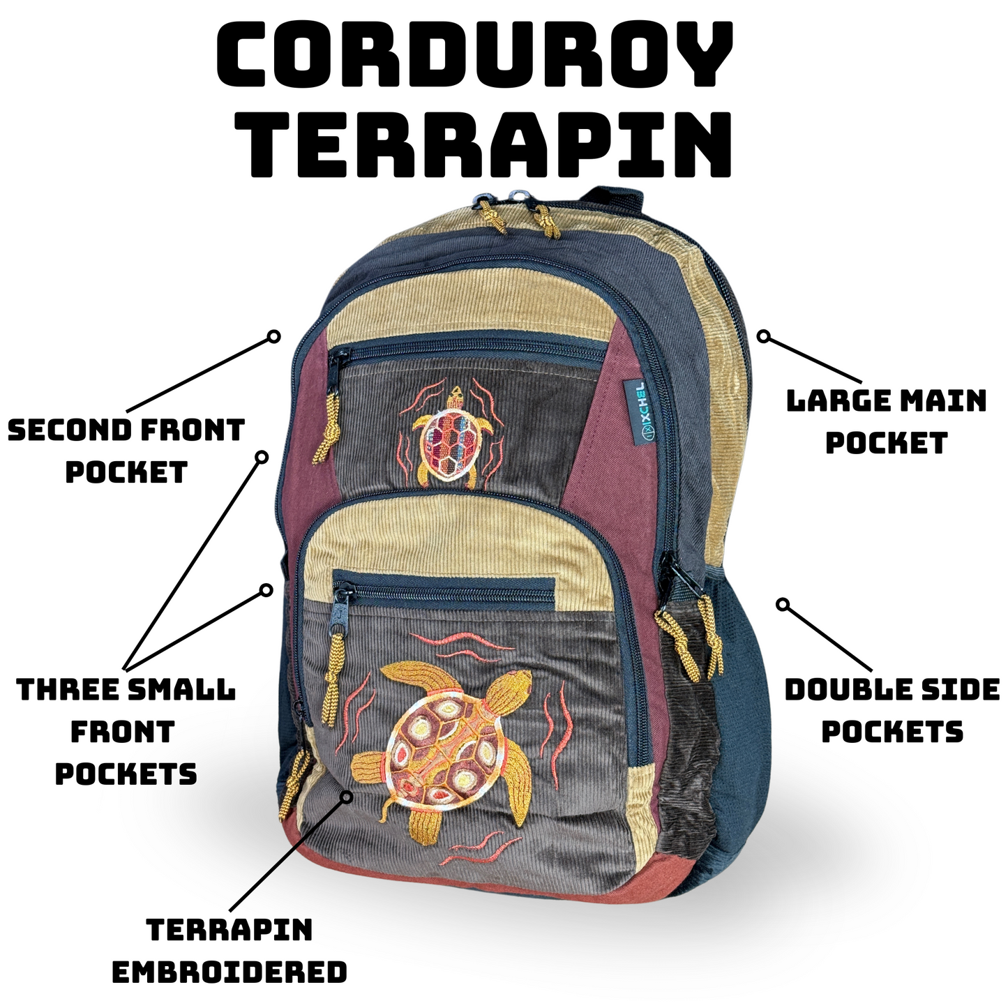 Large New Terrapin Daypack In Corduroy