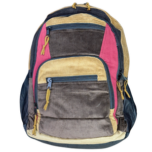 Ixchel Big Patchwork Corduroy Backpack