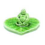 Ceramic Dish Incense Burner - Buddha