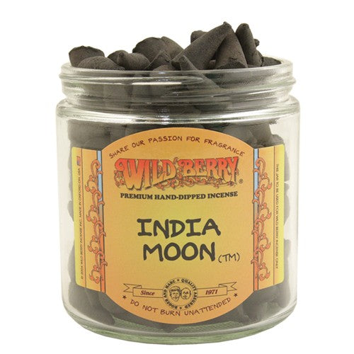 India Moon Wild Berry Incense Cones