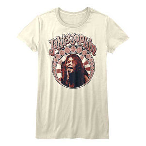 Janis Joplin Nouveau Circle Lightweight Ladies T-Shirt SALE