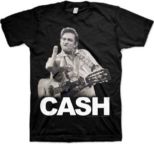 Johnny Cash Flippin' The Bird T-Shirt