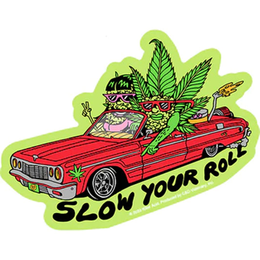 Killer Acid Slow Your Roll 5.5"x4.25" Sticker