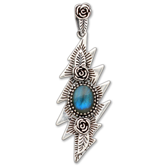 Lazy Lightning Pendant | Labradorite