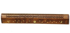 Long Garden Stick 18" Coffin Incense Burner