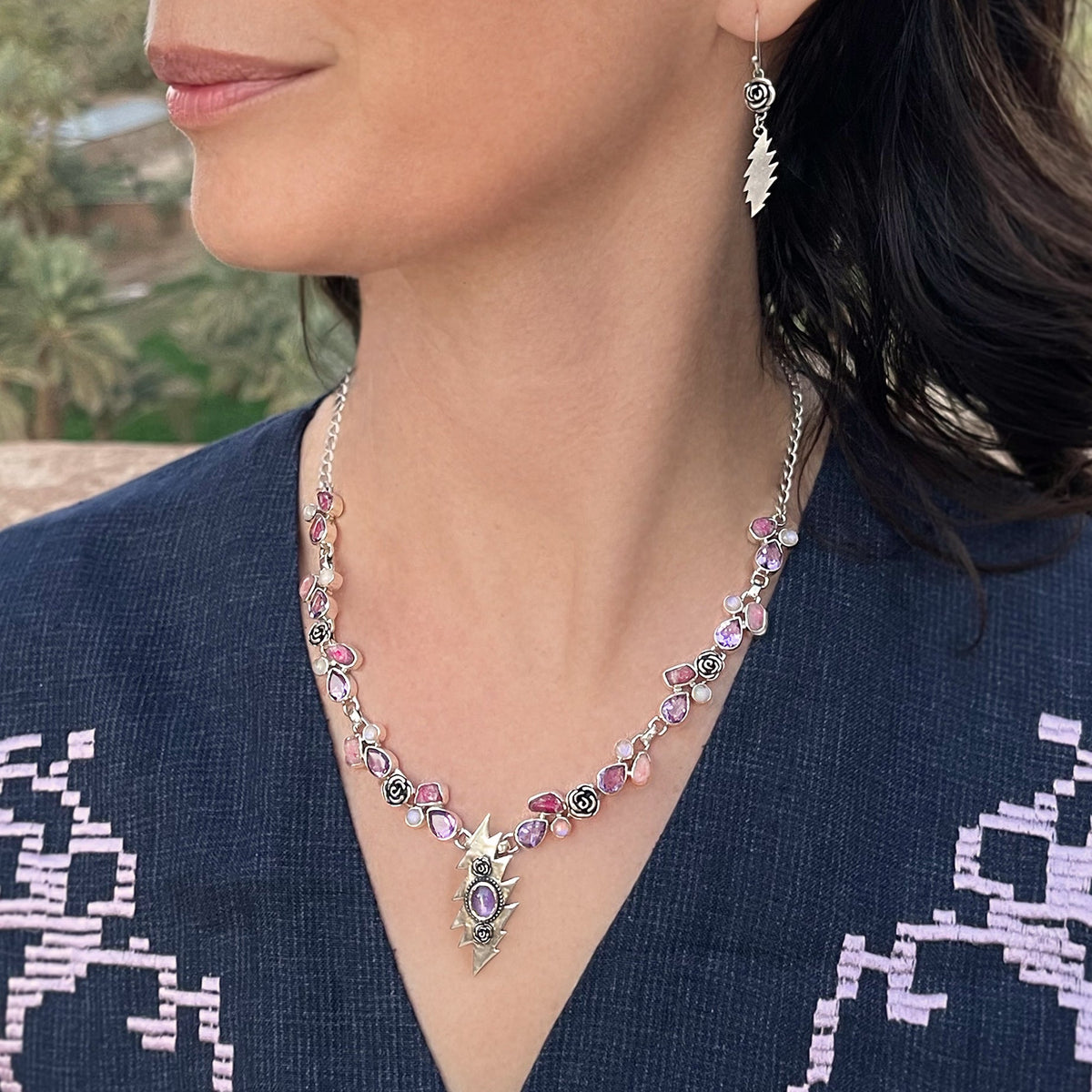 Love In The Dream Necklace ~ Amethyst