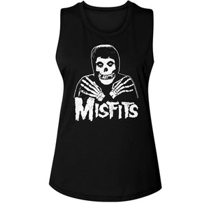 Misfits Skull Crossed Arms Ladies Tank Top SALE