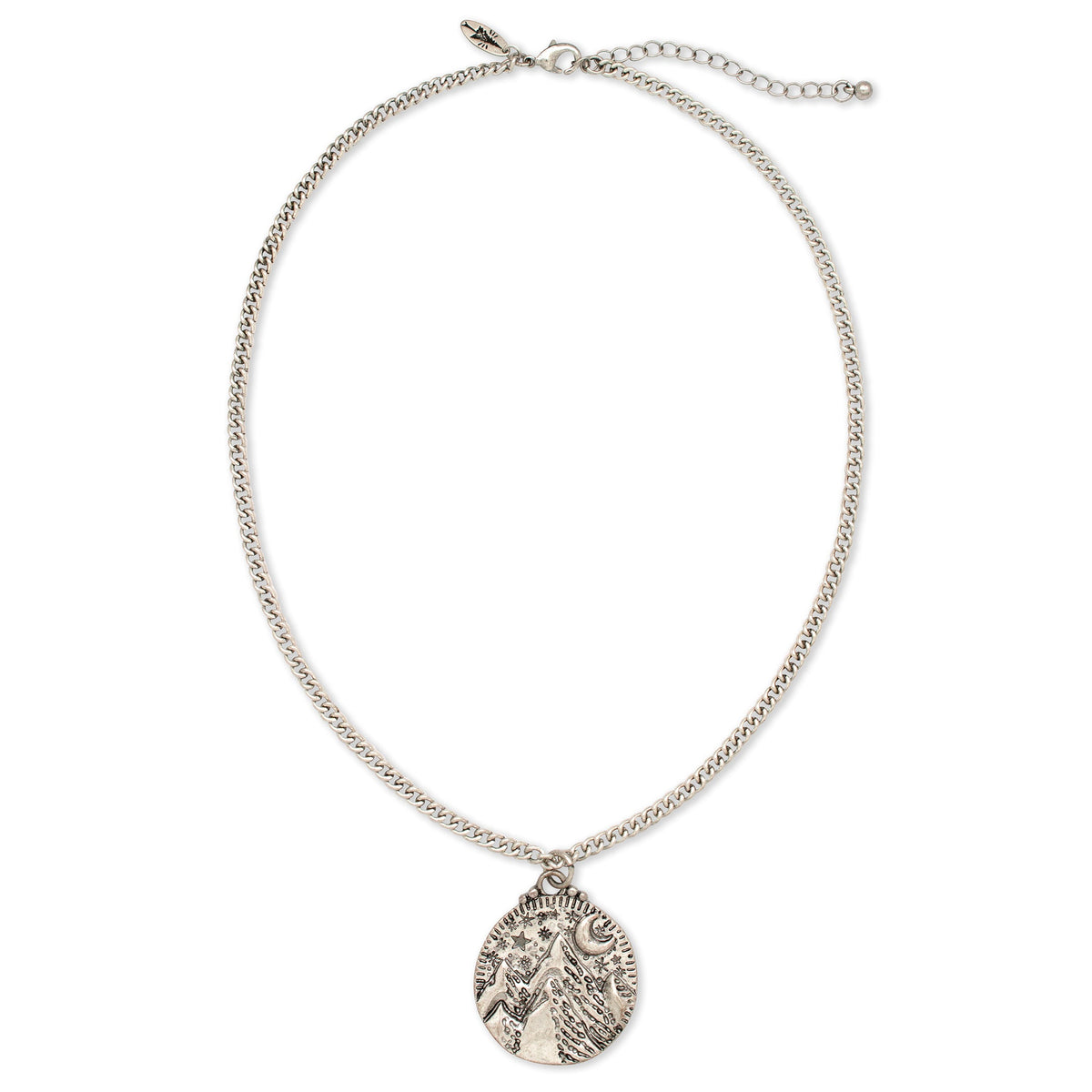 Mountains of the Moon Necklace | Silver