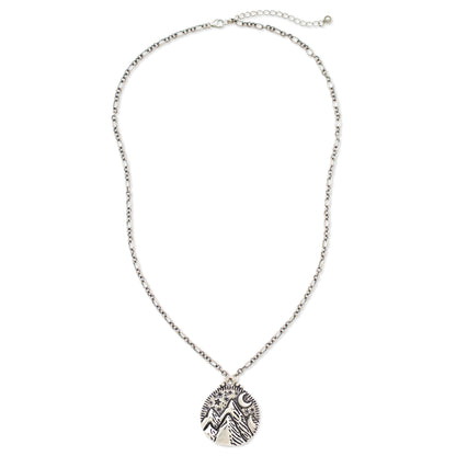 Mountains of the Moon Necklace | Silver