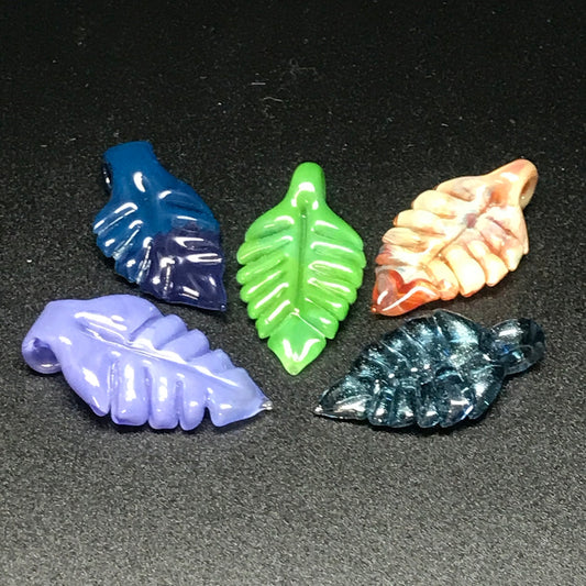 Mtn Life Glass Leaf Pendant SALE