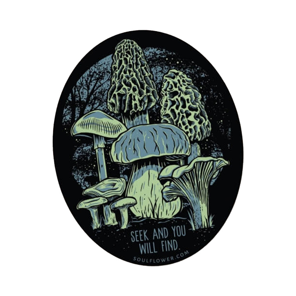 Mushroom Forager Sticker