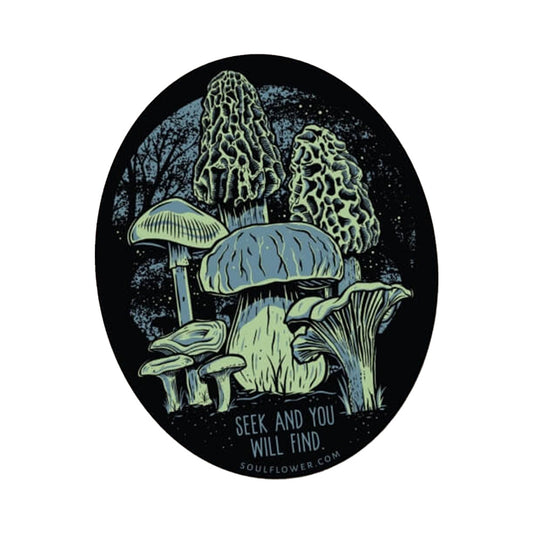 Mushroom Forager Sticker