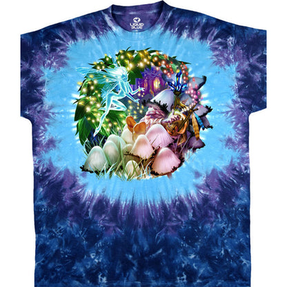 Mushroom Garden Tie-Dye T-Shirt
