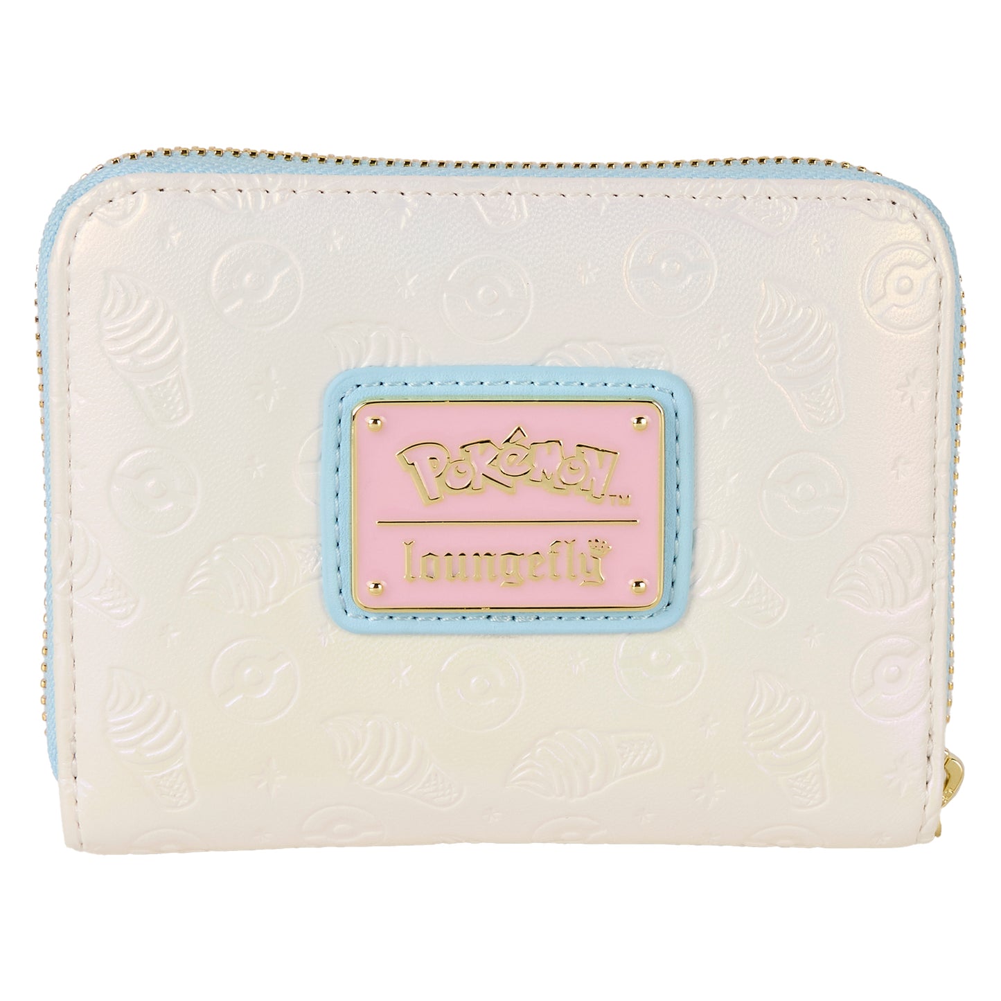 Loungefly Pokémon Iridescent Embossed Pikachu Zip Around Wallet