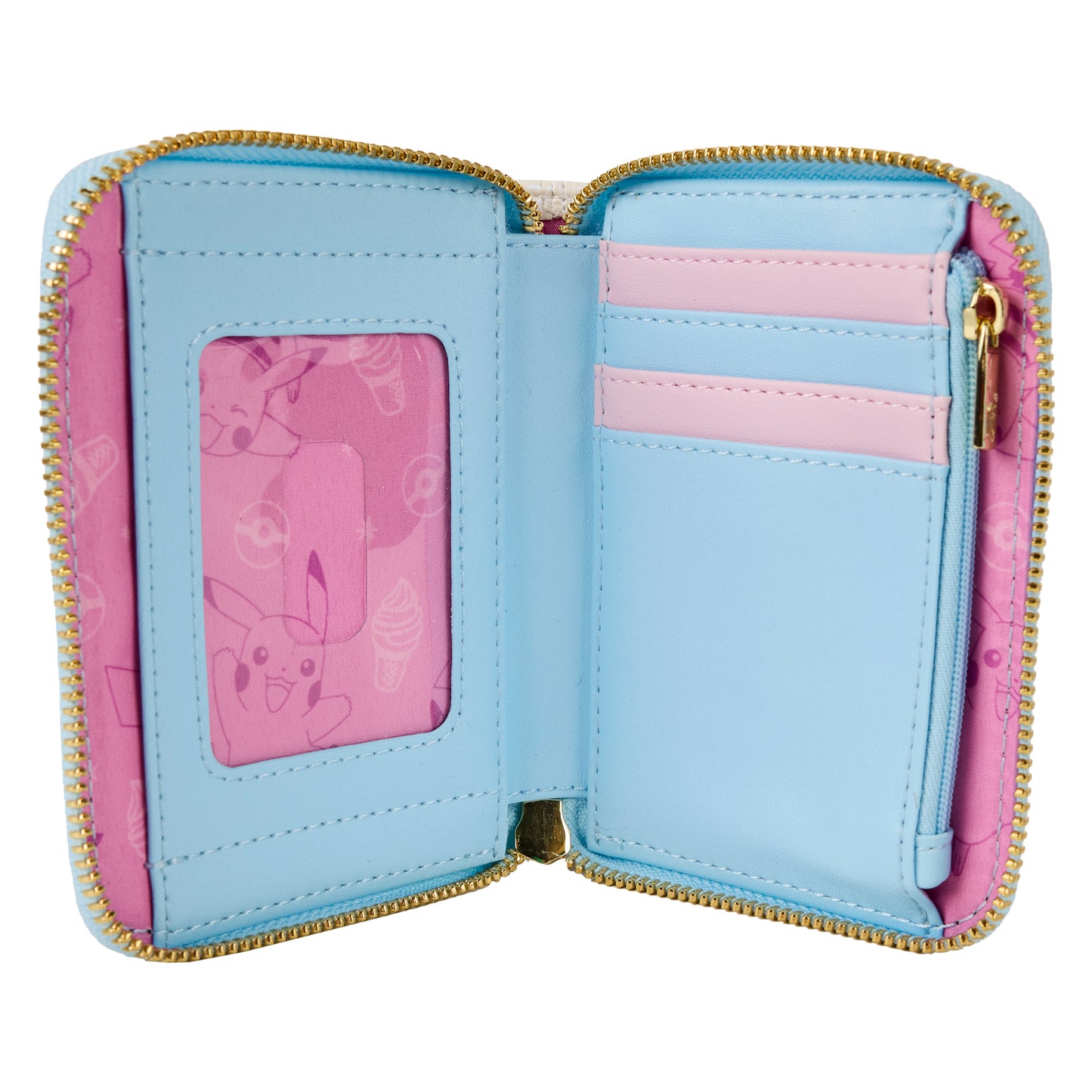 Loungefly Pokémon Iridescent Embossed Pikachu Zip Around Wallet