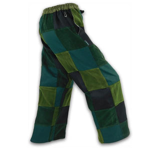 Ixchel Patchwork Pants - Green