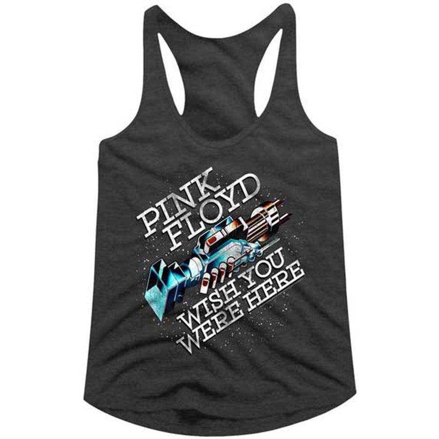 Pink Floyd Wish You Were Here In Space Ladies Racerback Tank Top SALE