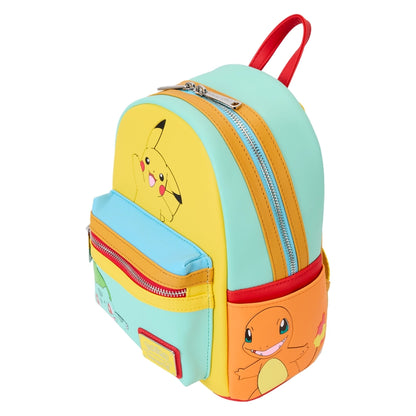 Loungefly Pokémon Color Block Starters Mini Backpack SALE