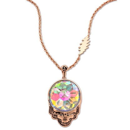 Steal Your Face Prism Necklace | Rose Gold