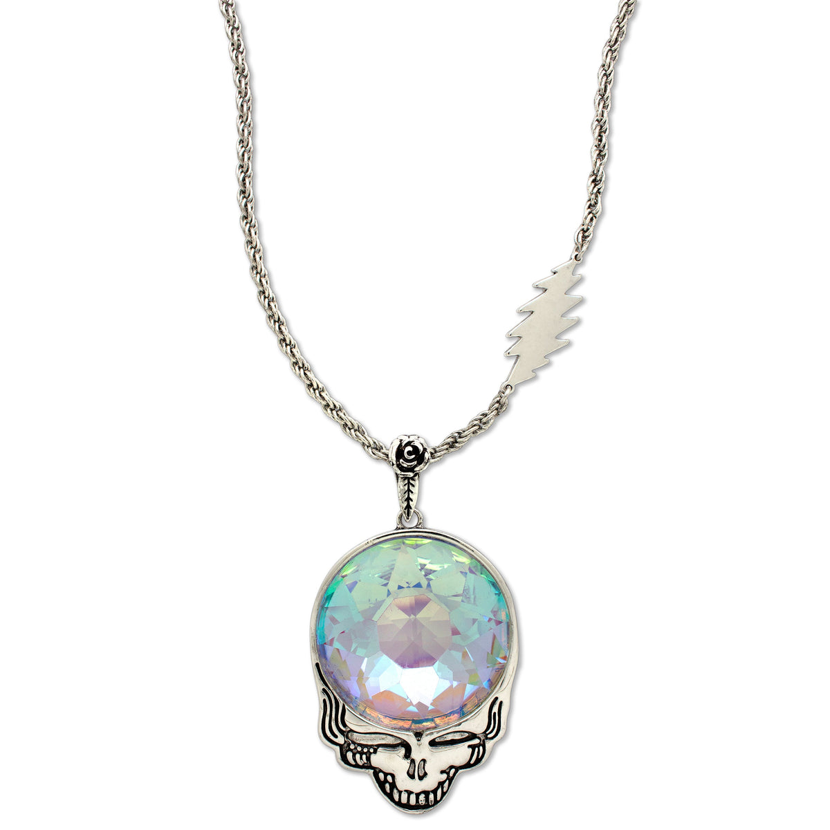 Steal Your Face Prism Necklace | Silver