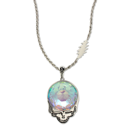Steal Your Face Prism Necklace | Silver