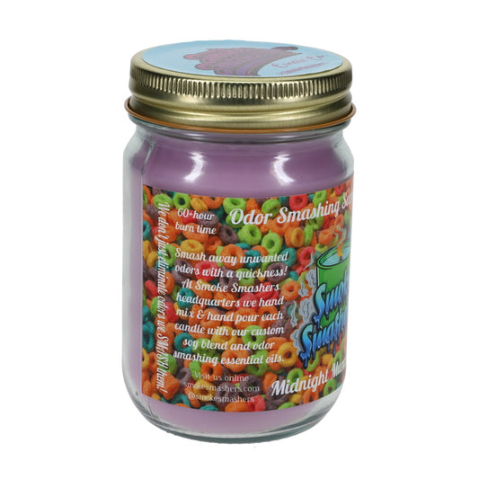Smoke Smashers Odor Smashing Scented Soy Candle - Midnight Munchies
