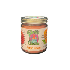Puffs Candle Co. Peach Paradise - 9 oz / Peach Paradise