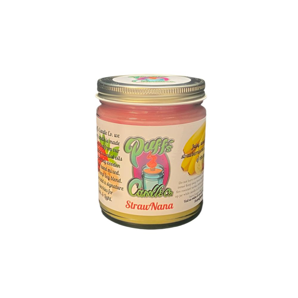 Puffs Candle Co. Strawnana - 9 oz
