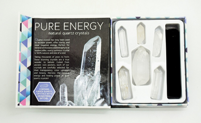 Pure Energy Natural Quartz Crystals Kit SALE