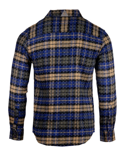 'Get Rhythm' Flannel in Navy