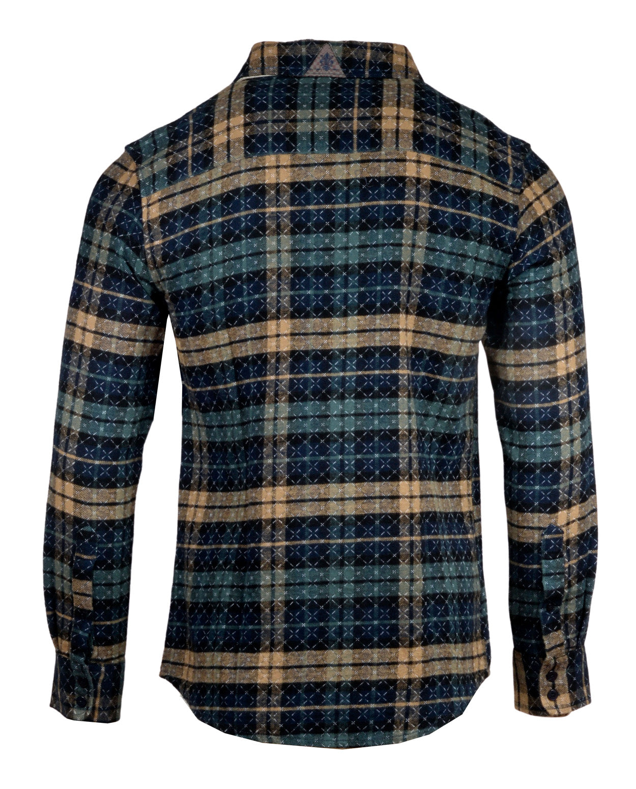 'Get Rhythm'  Flannel in Olive