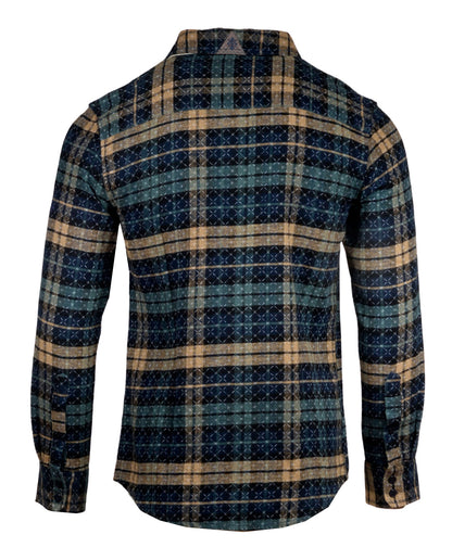 'Get Rhythm'  Flannel in Olive