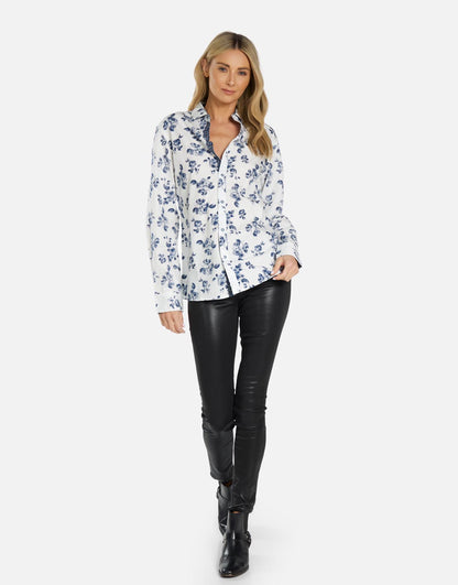 Torry Flower Well Boyfriend Shirt