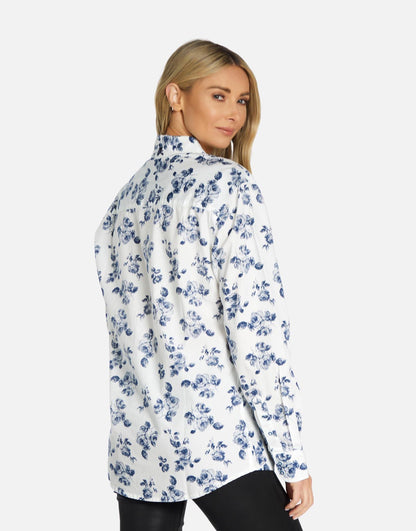 Torry Flower Well Boyfriend Shirt