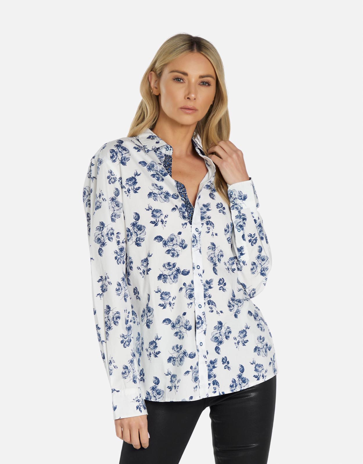 Torry Flower Well Boyfriend Shirt