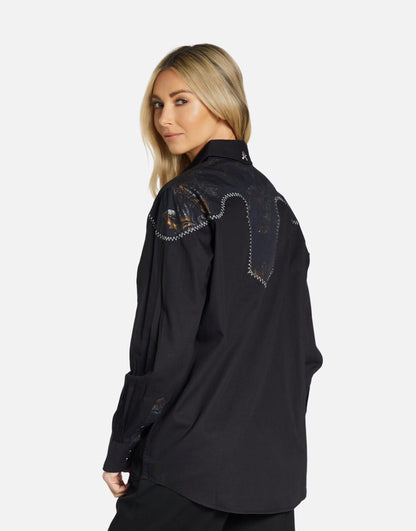 Torry Orange Blossom Boyfriend Shirt