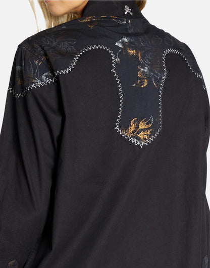 Torry Orange Blossom Boyfriend Shirt