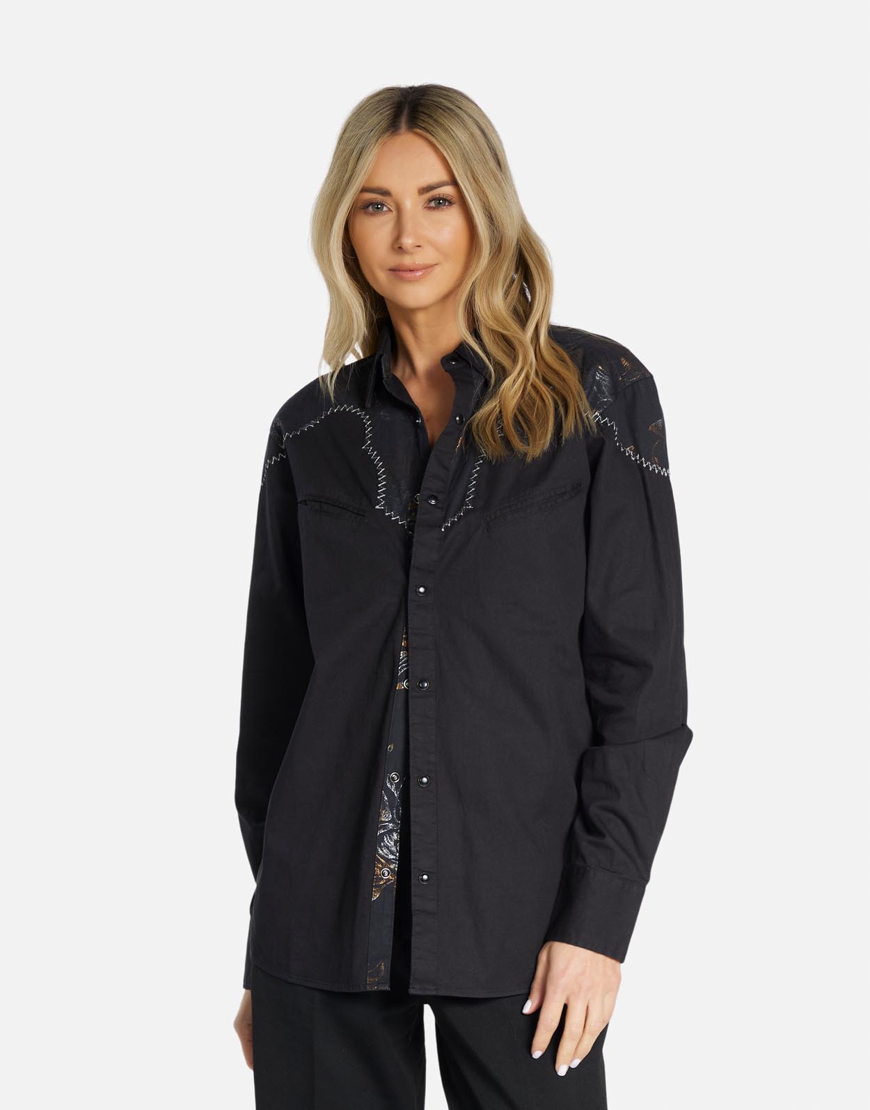 Torry Orange Blossom Boyfriend Shirt