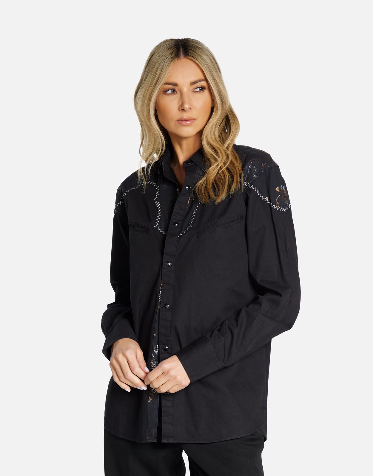Torry Orange Blossom Boyfriend Shirt