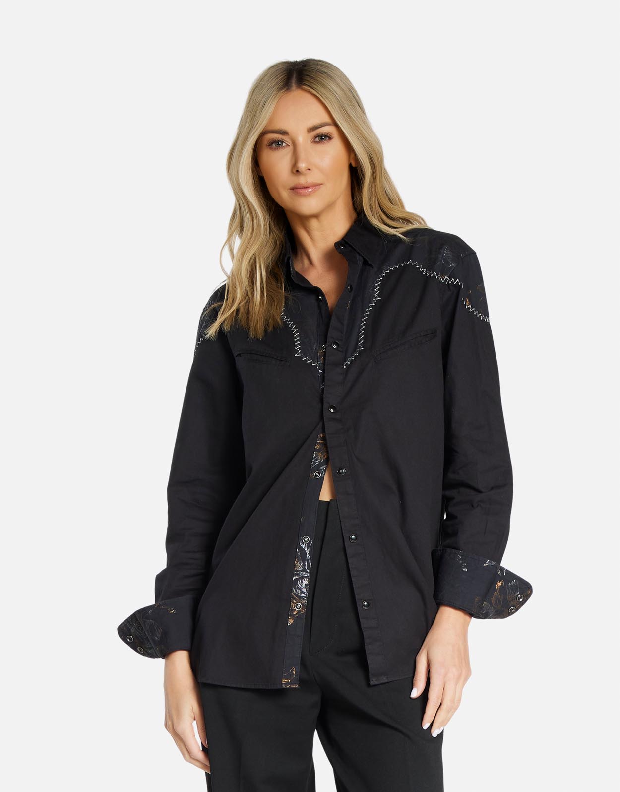 Torry Orange Blossom Boyfriend Shirt