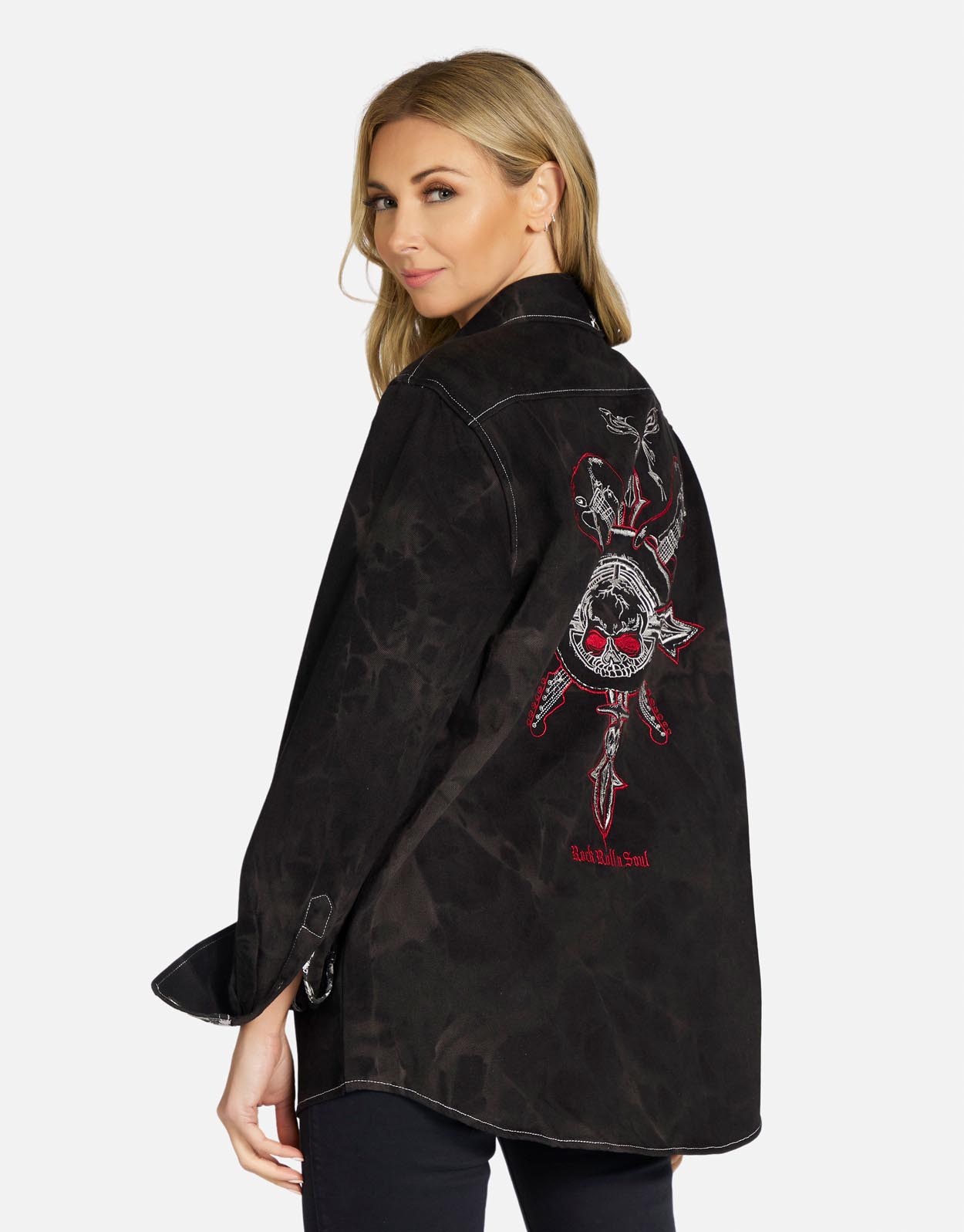 Delfino Time is Running Out Boyfriend Jacket
