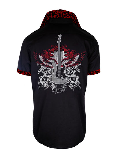 S/S Guitar Wings Black