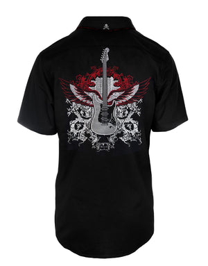 S/S Guitar Wings Black