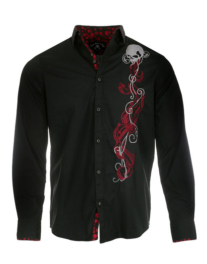 Smoking Skull Black